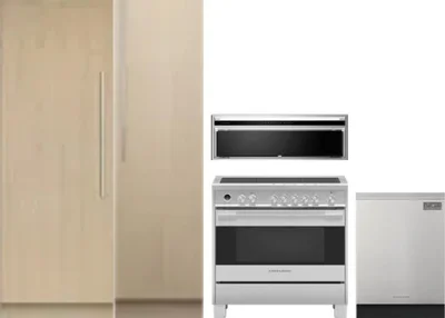 5 Piece Package Includes Refrigerator, Freezer, Range, Hood And Dishwasher